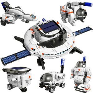 Children STEM Build and Learn Solar Robot 6 in 1 Design Educational Kit NWT/NIB
